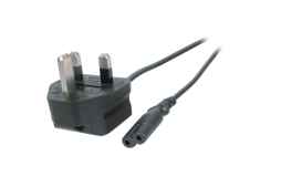 Stromversorgungskabel England UK Powerkabel schwarz Patchkabel