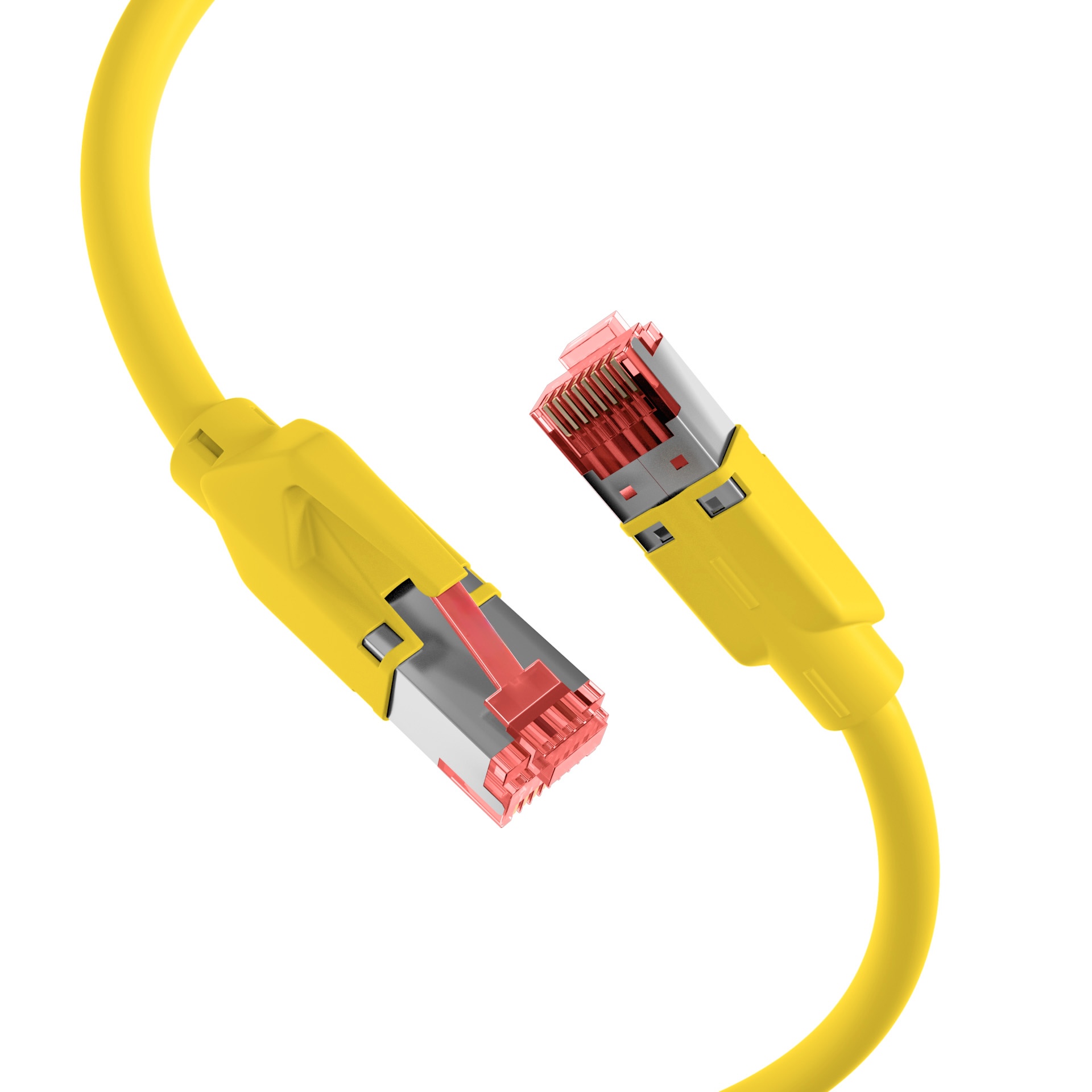 RJ45 Cat6A Dätwylerkabel 7702 gelb TM21 Patchkabel