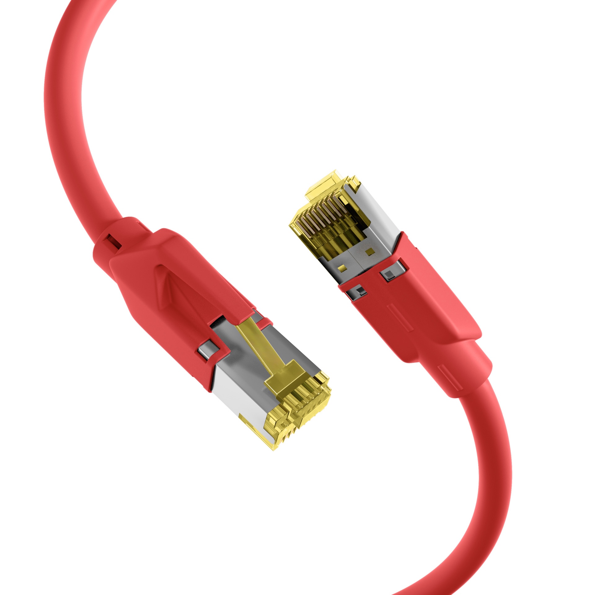 RJ45 Cat6A F6-90 grau TM31 Patchkabel