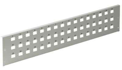 LWL Verteilerplatte mit 48 x SC duplex -Ausbruch