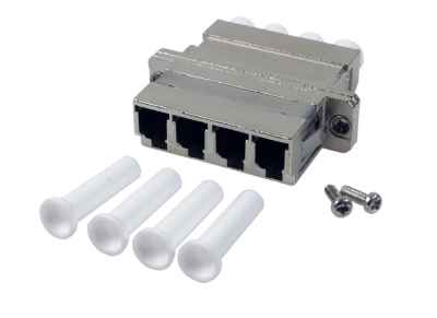 LWL Kupplung 4fach LC/LC SM OS2 Ausbruch: SC- duplex