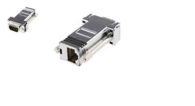 Modular-Adaptergeschirmt DB9 Stecker-RJ4 Kupplung