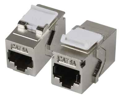 CAT 6A RJ45 Keystone Einbauadapter