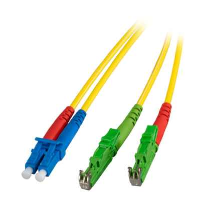 LWL 9/125µ OS2 duplex E2000/E2000 APC8 ° Patchkabel