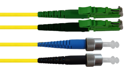 LWL 9/125µ OS2 duplex E2000 APC8°/ FCPC Patchkabel