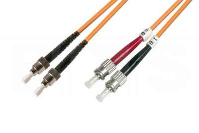 LWL OM2 FC/ST 50/125µ duplex Patchkabel