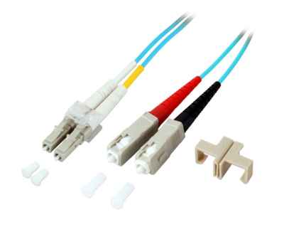 LWL LC/SC 50/125µ OM3 duplex Patchkabel