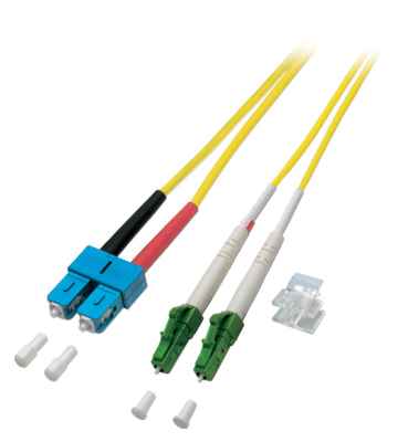 LWL 9/125µ OS2 LC APC 8°/ SC Patchkabel