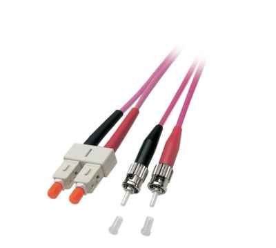 LWL SC/ST 50/125µ OM4 duplex Patchkabel