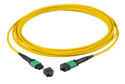 MPO (female)MPO (female) OM4 12 fibers crossover Method B
