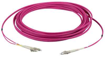 LWL flatoval OM4 LC LC Patchkabel