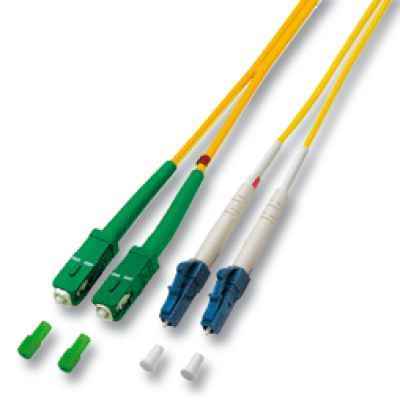 LWL 9/125µ OS2 SC APC 8°/ LC 9/125µ Patchkabel