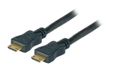 HDMI™ Anschlusskabel Stecker Typ Mini-C - Stecker Typ Mini-C Länge: 1m Patchkabel