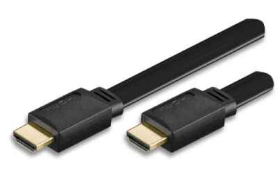 HDMI High Speed Flachmit Ethernet AA MM schwarz • Anschlüsse AA SteckerStecker • Vergoldete Steckverbinder • HDMI Ethernet Channel: unterstützt Internet über HDMI (HEC) • Unterstützt Audio Return Channel (ARC) • Unterstützt 3D: Definiert Eingabe-Ausgabe-P