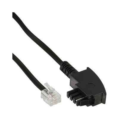 TAE-F schwarz TAE RJ11 Patchkabel