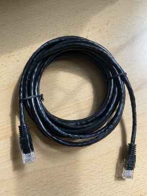 RJ45UUTPCat.5e schwarz Patchkabel