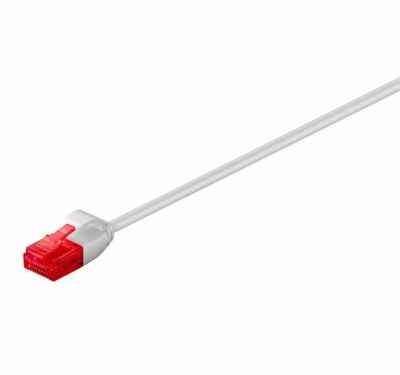 Slim RJ45 Cat6 grau UUTP Patchkabel