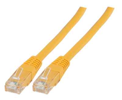RJ45 Cat6 gelb UTP Patchkabel