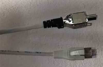 Kupfer Adapterkabel Tera2P RJ45 Patchkabel