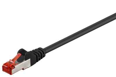 RJ45 Cat6 schwarz SFTP (PiMF) Patchkabel