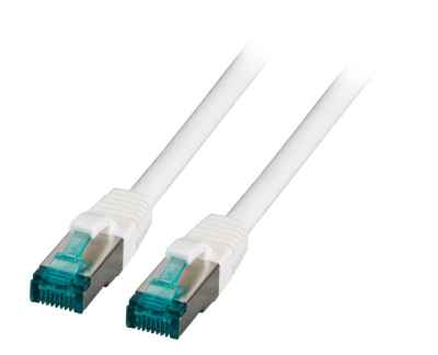 RJ45 PIMF CAT6A weiß Patchkabel