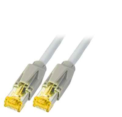 RJ45 Cat6A F6-90 grau TM31 Patchkabel