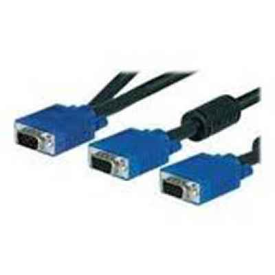 Video YDSub15 Stecker2x DSub15 Buchse Patchkabel