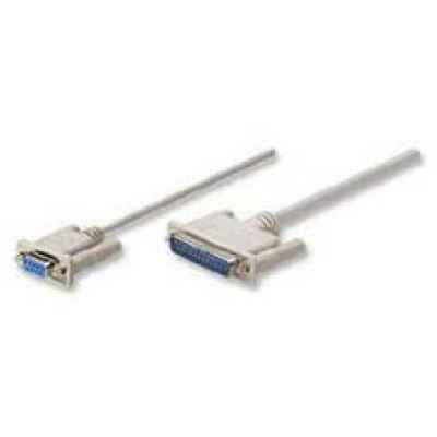 Null ModemDB9 BuchseDB2 Buchse Patchkabel