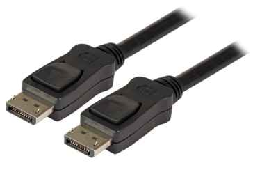 DisplayPort Anschlusskabel SteckerStecker schwarz Patchkabel