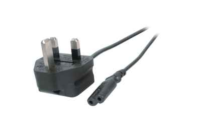 Stromversorgungskabel England UK Powerkabel schwarz Patchkabel