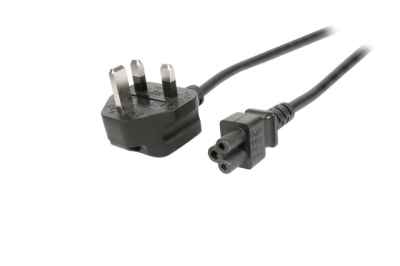 Stromversorgungskabel England UK Powerkabel schwarz Patchkabel