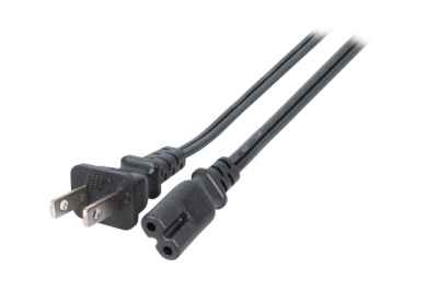 Stromversorgungskabel USA Canada Powerkabel schwarz Patchkabel