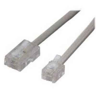 Modularkabel RJ45RJ11 grau Patchkabel