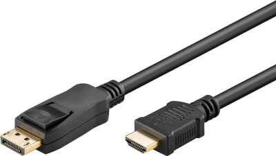 Konverterkabel DisplayPort 1.1 auf HDMI schwarz Patchkabel