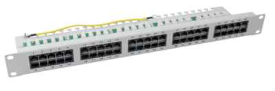 Telefonverteilerfeld ISDN Patchpanel 50xRJ45