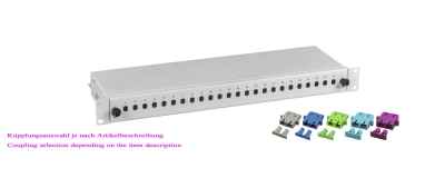 Spleißbox Breakoutbox 14 x SC duplex OM3 10x SC duplex OS2