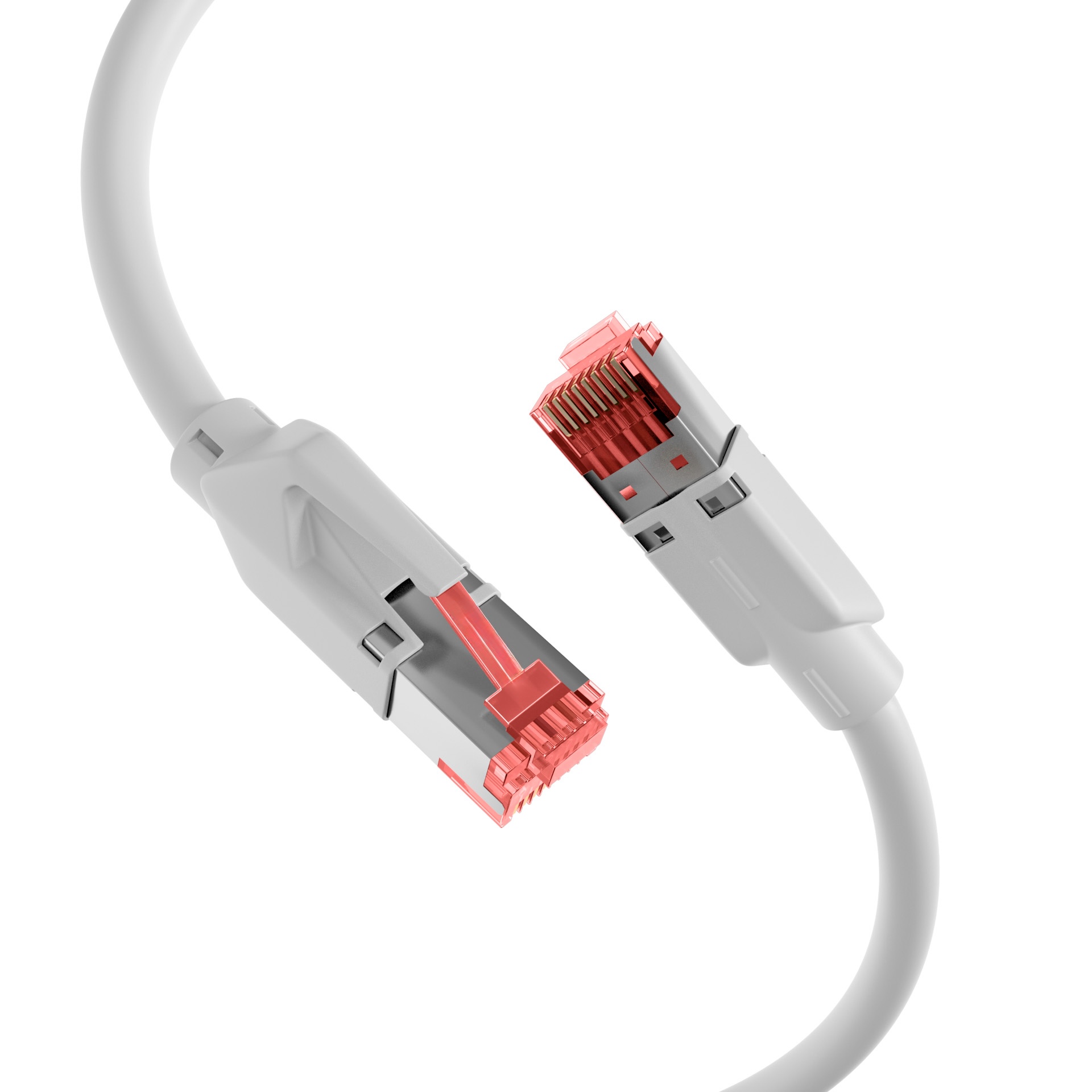 RJ45 Cat6A Dätwylerkabel 7702 weiß TM21 Patchkabel