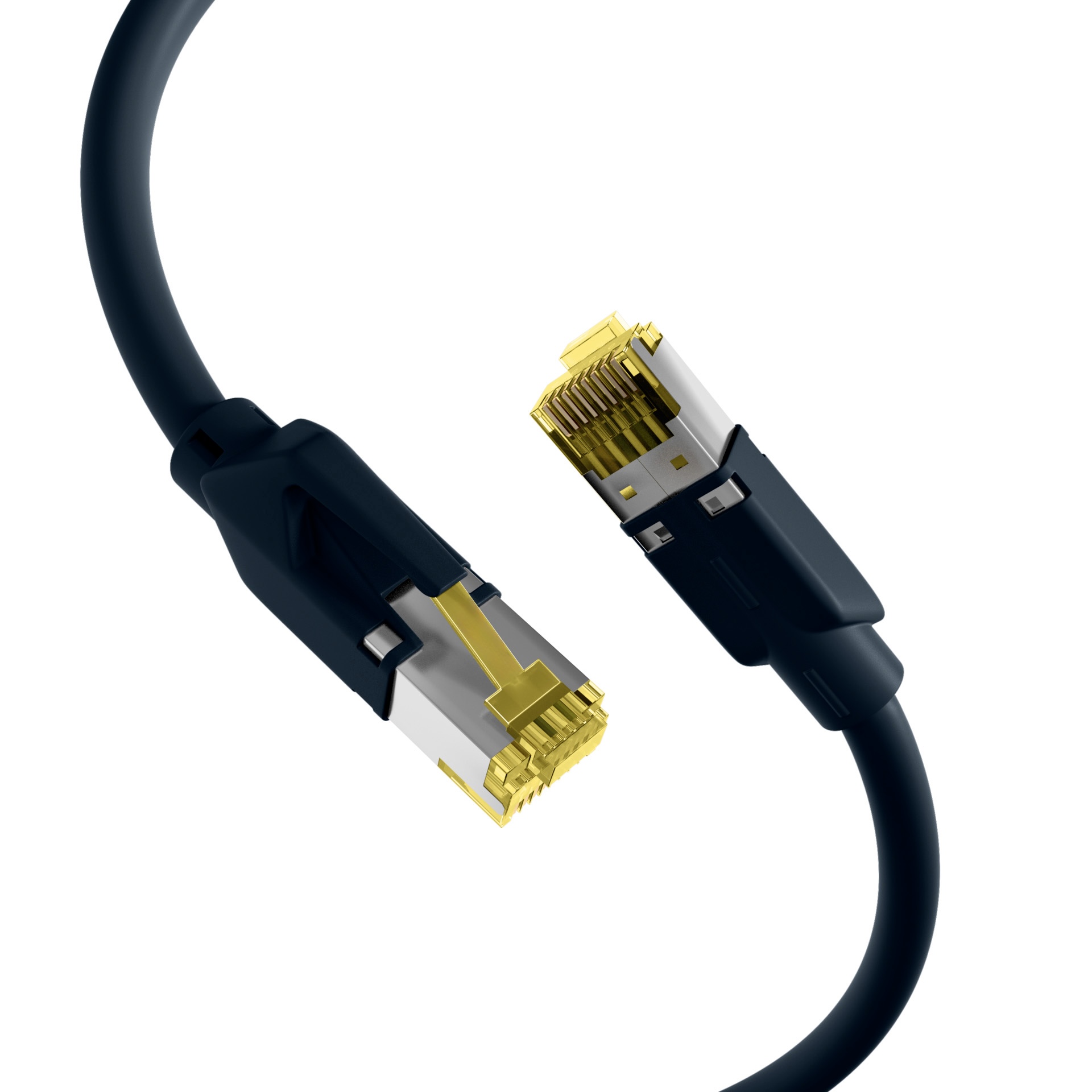 RJ45 Cat6A Dätwylerkabel schwarz TM31 Patchkabel