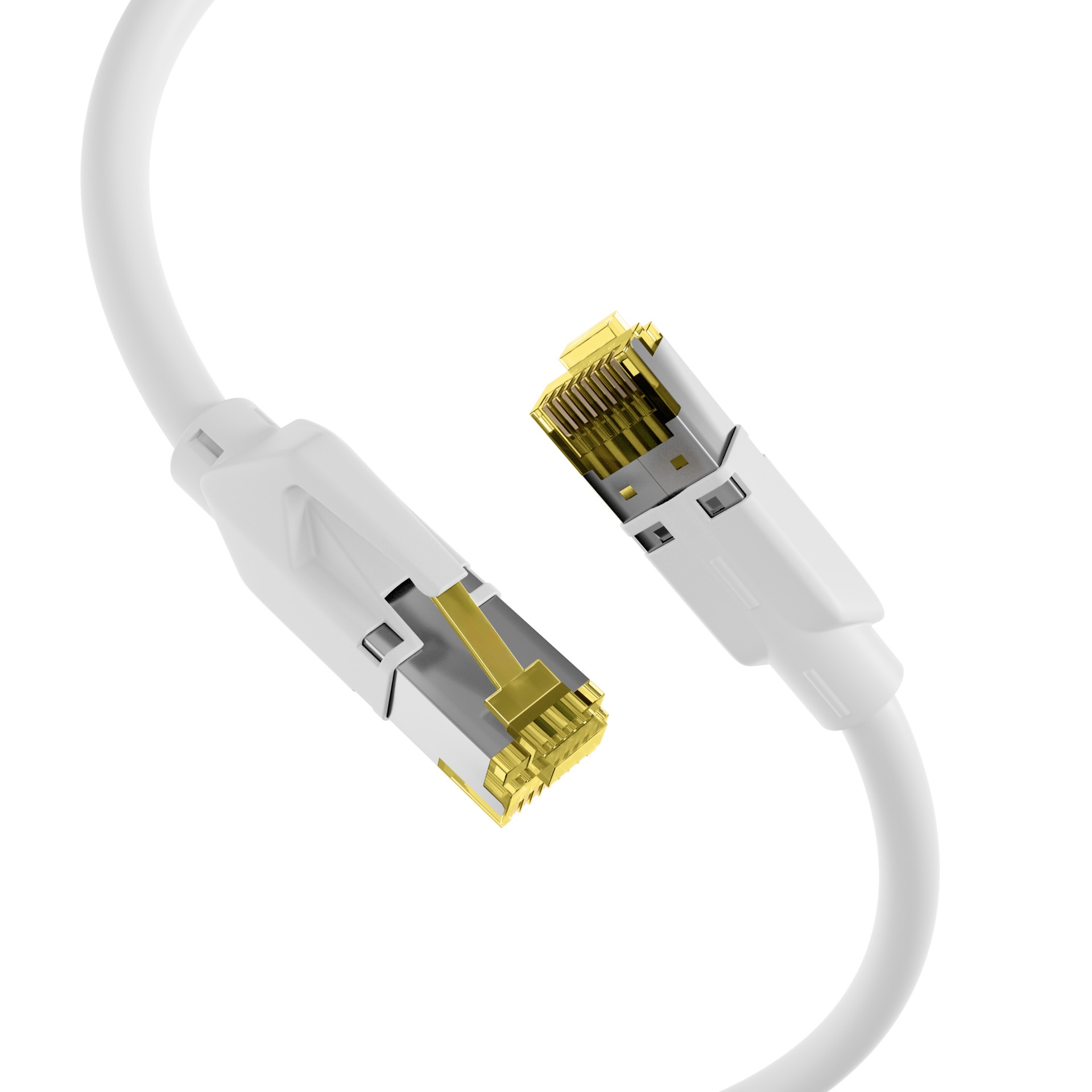 RJ45 Cat6A UC900 weiß TM31 Patchkabel